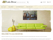 Tablet Screenshot of luludecor.com